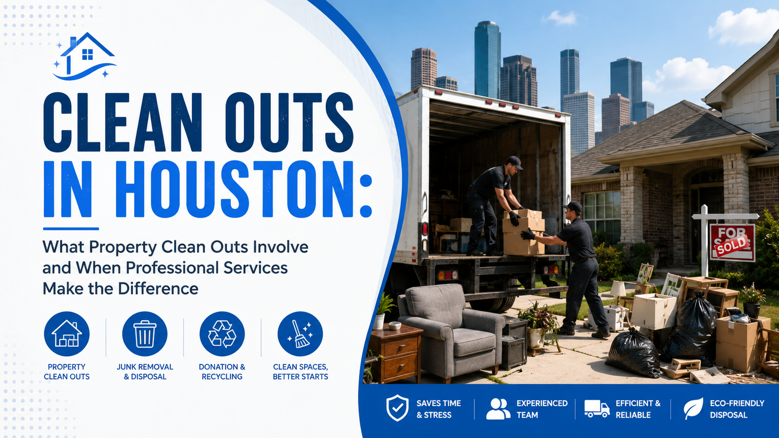 Clean Outs in Houston: What Property Clean Outs Involve and When Professional Services Make the Difference